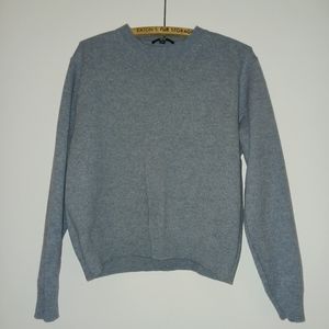 Baby blue 100% lambswool sweater